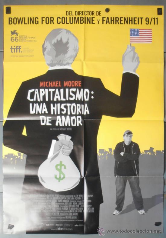 Cin&eacute;ma: CAPITALISMO:UNA HISTORIA DE AMOR, CARTEL DE CINE ORIGINAL 70x100 APROX (10065)