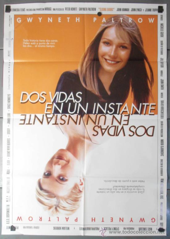 Cin&eacute;ma: DOS VIDAS EN UN INSTANTE, CARTEL DE CINE ORIGINAL 70x100 APROX (10016)