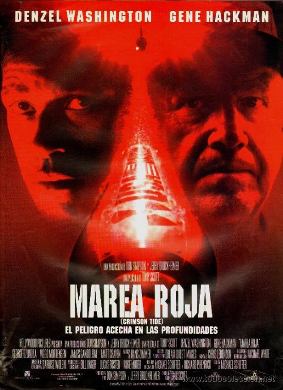 Cine: CARTEL DE CINE MAREA ROJA TAMA&Ntilde;O 70X100 ORIGINAL