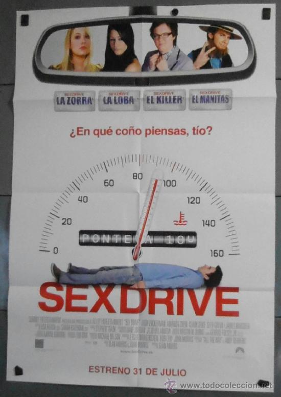 Kino: SEX DRIVE, CARTEL DE CINE ORIGINAL 70x100 APROX (10491)