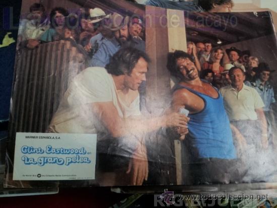 Kino: AFICHE O CARTEL DE CINE LA GRAN PELEA 21 X 29