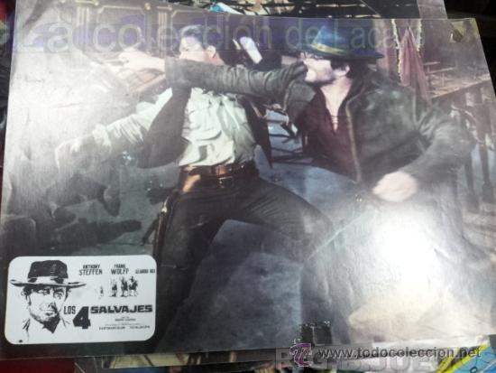 Kino: AFICHE O CARTEL DE CINE LOS 4 SALVAJES C 21 X 29