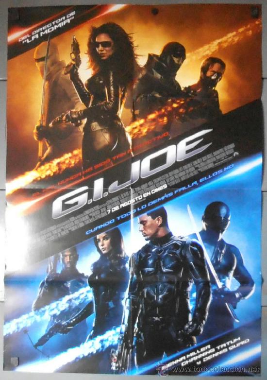Kino: GIJOE, CARTEL DE CINE ORIGINAL 70x100 APROX (10513)