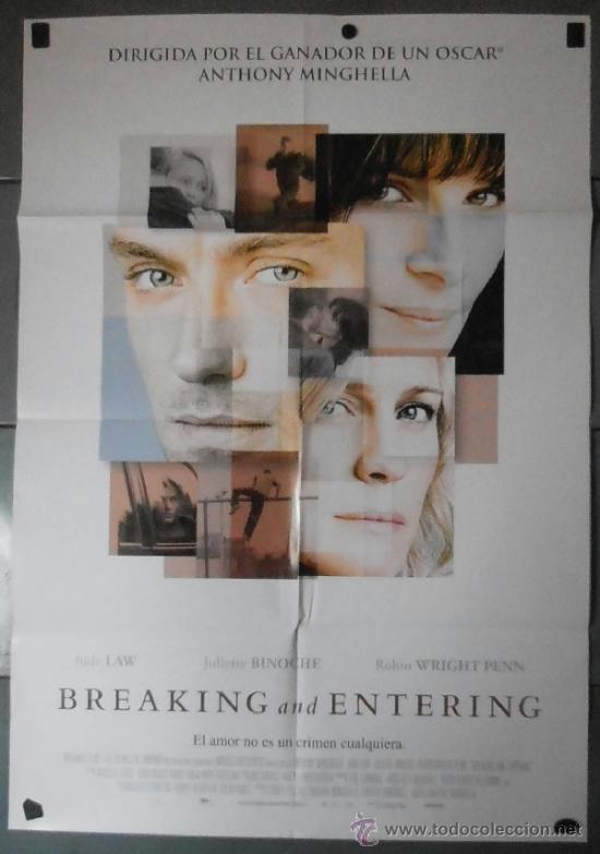 Kino: BREAKING AND ENTERING, CARTEL DE CINE ORIGINAL 70x100 APROX (10546)