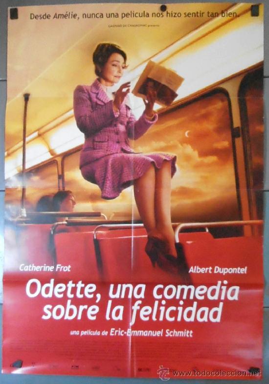 Kino: ODETTE. UNA COMEDIA SOBRE LA FELICIDAD., CARTEL DE CINE ORIGINAL 70x100 APROX (10601)