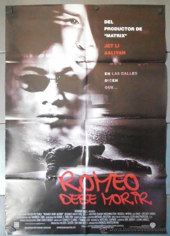 Kino: ROMEO DEBE MORIR, CARTEL DE CINE ORIGINAL 70x100 APROX (10706)