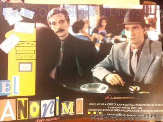 Kino: AFICHE O CARTEL DE CINE EL ANONIMO 21 X 29