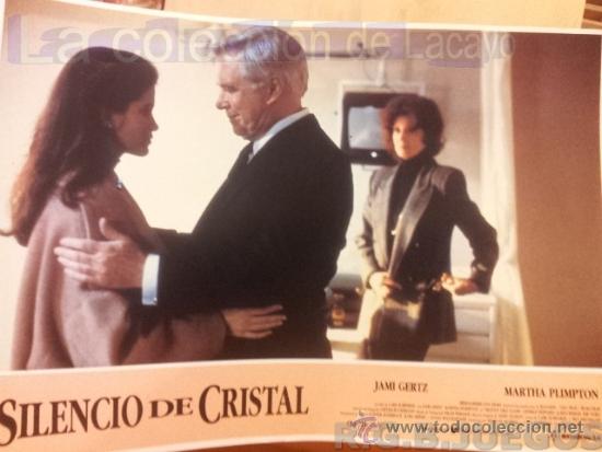 Kino: AFICHE O CARTEL DE CINE SILENCIO DE CRISTAL A 21 X 29