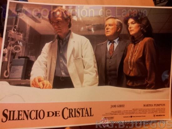 Kino: AFICHE O CARTEL DE CINE SILENCIO DE CRISTAL B 21 X 29