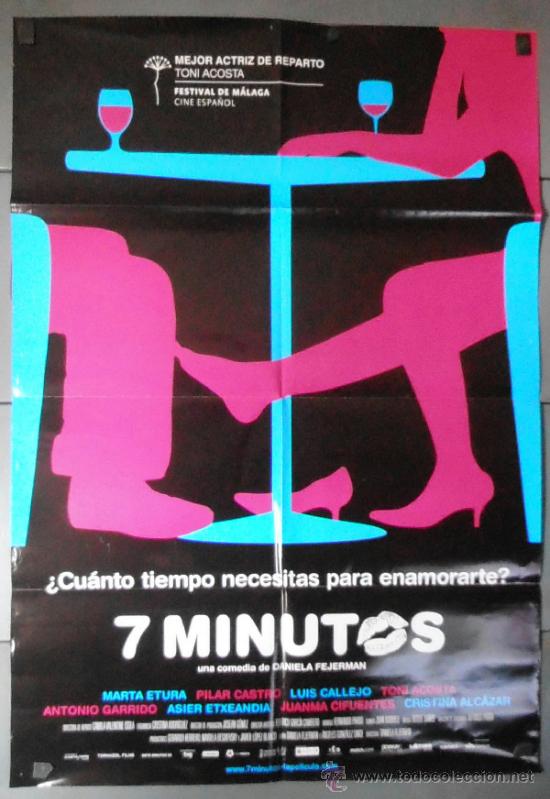 Kino: 7 MINUTOS, CARTEL DE CINE ORIGINAL 70x100 APROX (10748)