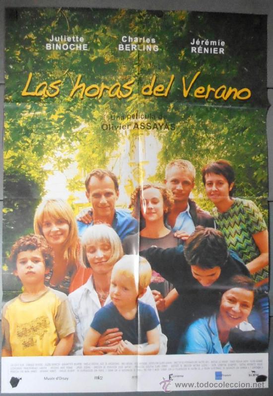 Kino: LAS HORAS DE VERANO, CARTEL DE CINE ORIGINAL 70x100 APROX (10771)