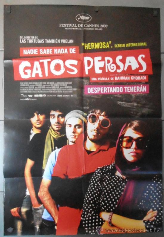 Cin&eacute;ma: GATOS PERSAS, CARTEL DE CINE ORIGINAL 70x100 APROX (10785)