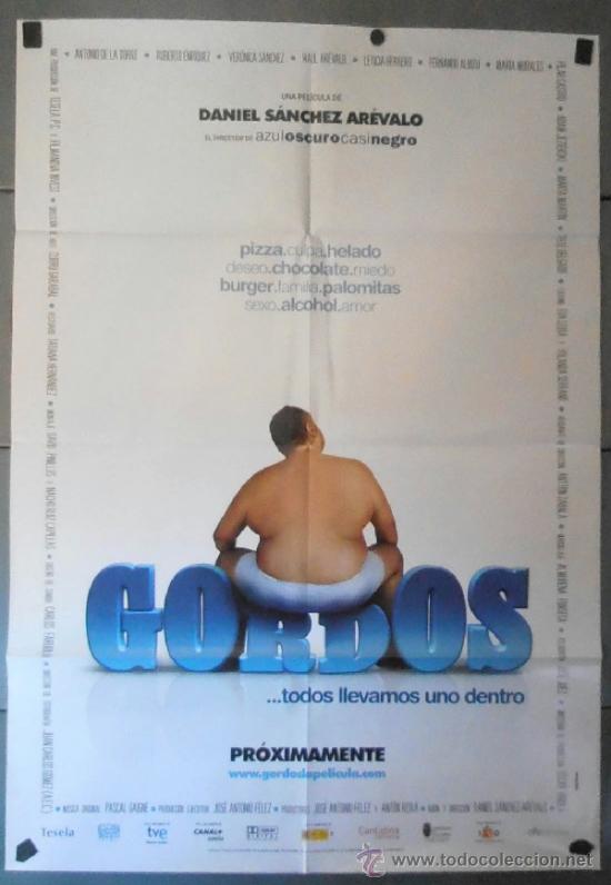 Cin&eacute;ma: GORDOS, CARTEL DE CINE ORIGINAL 70x100 APROX (10889)
