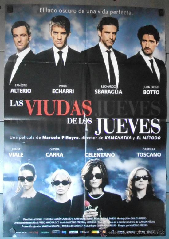 Cin&eacute;ma: LAS VIUDAS DE LOS JUEVES, CARTEL DE CINE ORIGINAL 70x100 APROX (10961)
