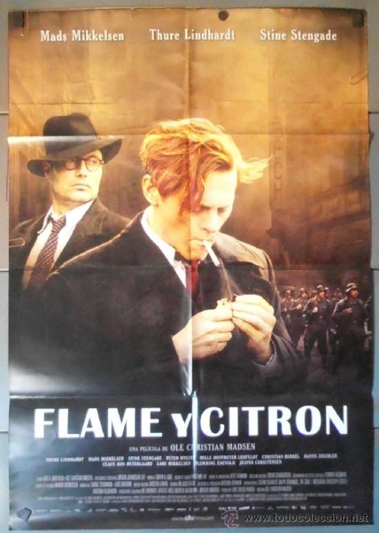 Cin&eacute;ma: FLAME Y CITRON, CARTEL DE CINE ORIGINAL 70x100 APROX (11026)