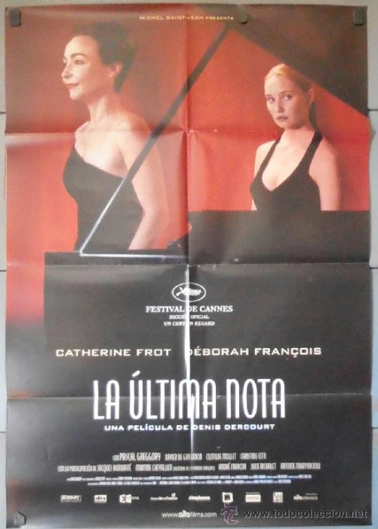 Cin&eacute;ma: LA &Uacute;LTIMA NOTA, CARTEL DE CINE ORIGINAL 70x100 APROX (11179)