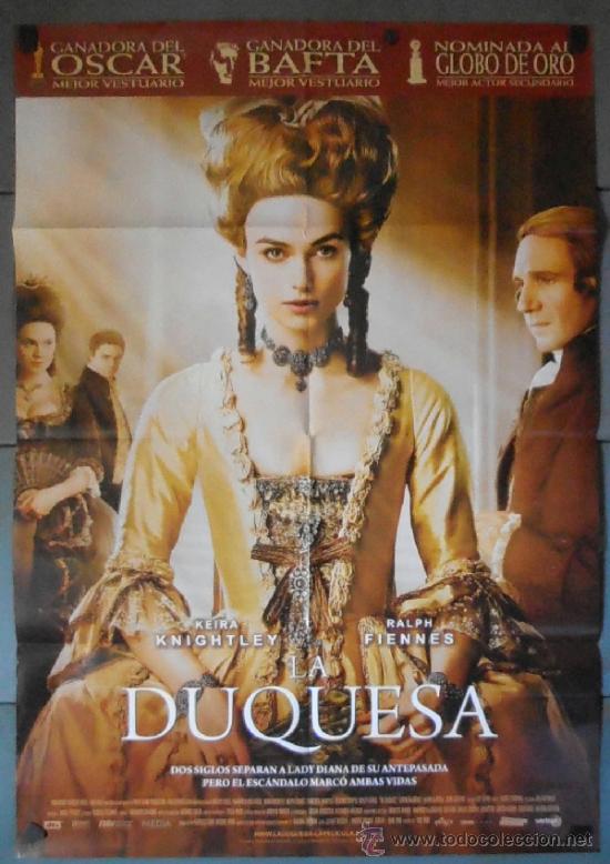 Cin&eacute;ma: LA DUQUESA, CARTEL DE CINE ORIGINAL 70x100 APROX (11213)