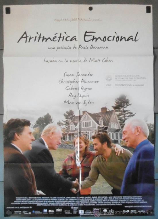 Kino: ARITM&Eacute;TICA EMOCIONAL, CARTEL DE CINE ORIGINAL 70x100 APROX (11215)