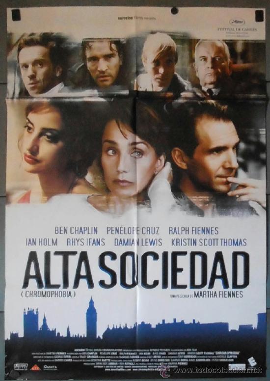 Cin&eacute;ma: ALTA SOCIEDAD, CARTEL DE CINE ORIGINAL 70x100 APROX (11225)