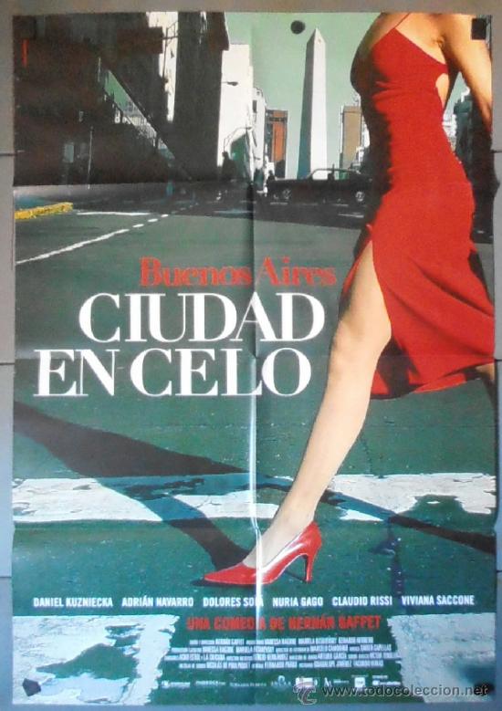 Kino: CIUDAD EN CELO, CARTEL DE CINE ORIGINAL 70x100 APROX (11256)