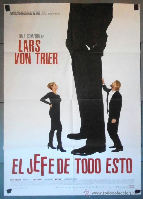 Kino: EL JEFE DE TODO ESTO, CARTEL DE CINE ORIGINAL 70x100 APROX (11259)