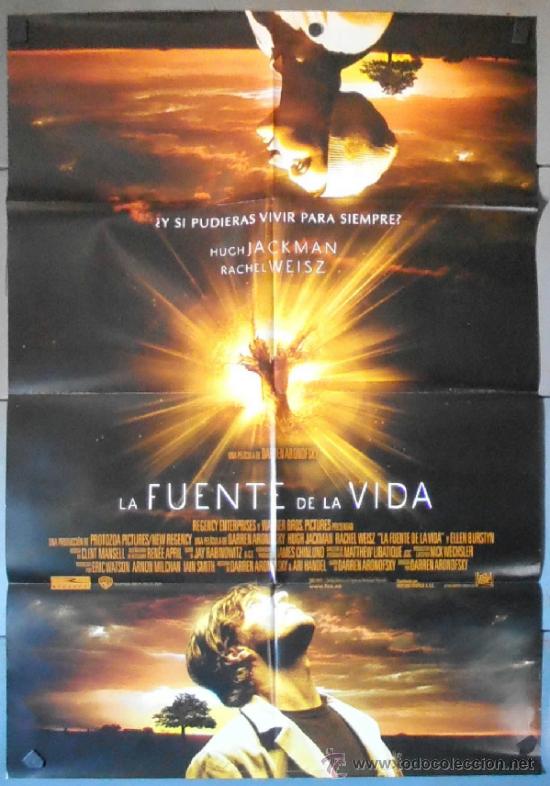 Cinema: LA FUENTE DE LA VIDA, CARTEL DE CINE ORIGINAL 70x100 APROX (11262)