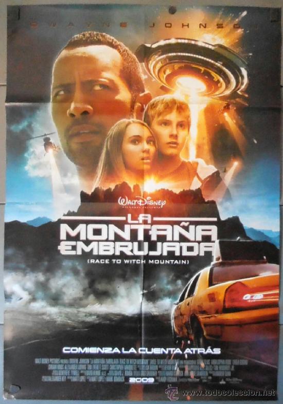 Cinema: LA MONTA&Ntilde;A EMBRUJADA, CARTEL DE CINE ORIGINAL 70x100 APROX (11308)