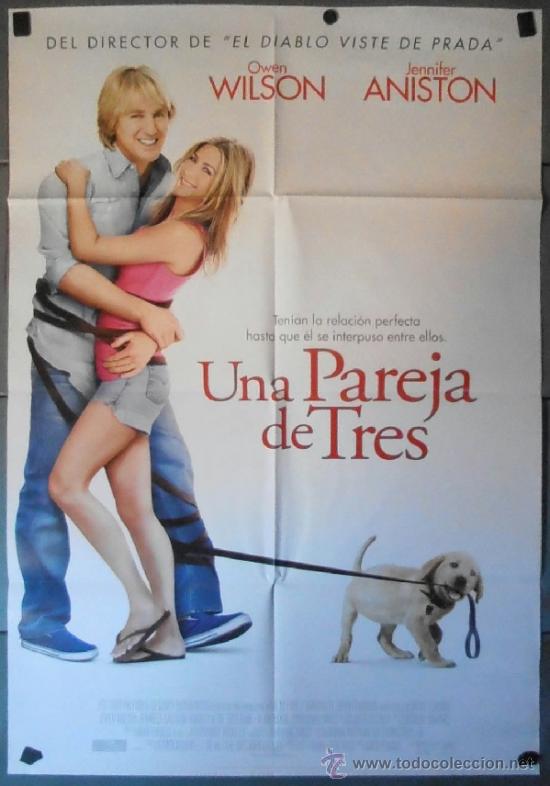 Kino: UNA PAREJA DE TRES, CARTEL DE CINE ORIGINAL 70x100 APROX (11352)