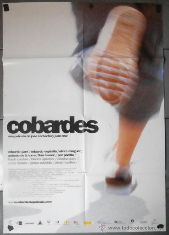 Cinema: COBARDES, CARTEL DE CINE ORIGINAL 70x100 APROX (11388)