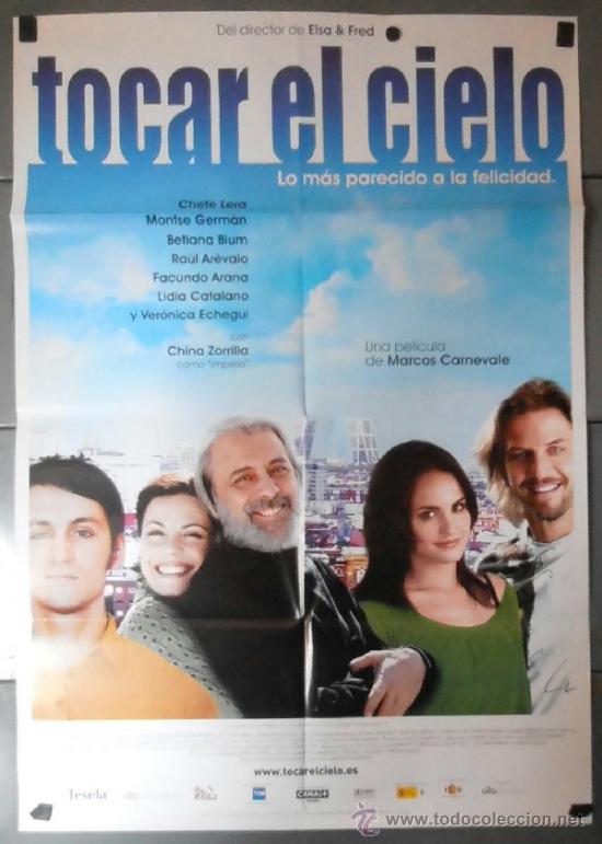 Kino: TOCAR EL CIELO , CARTEL DE CINE ORIGINAL 70x100 APROX (11420)