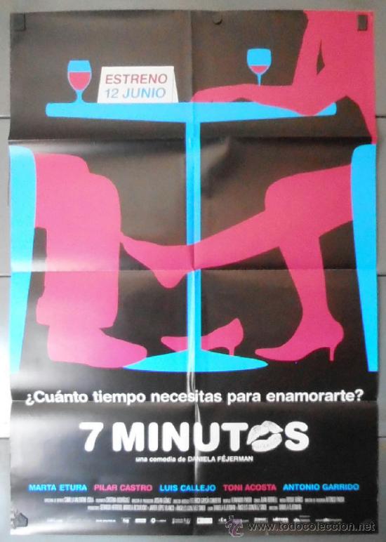 Kino: 7 MINUTOS, CARTEL DE CINE ORIGINAL 70x100 APROX (11440)