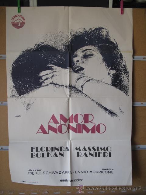 Cinema: AMOR ANONIMO