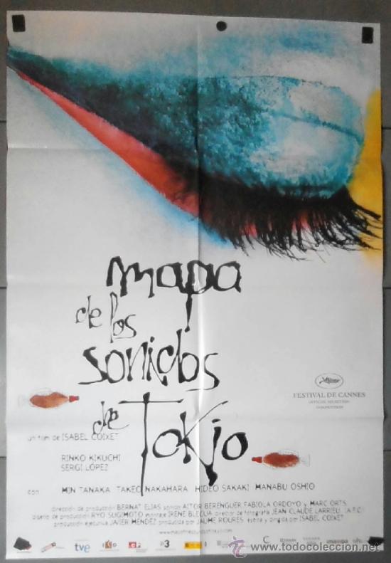 Cine: MAPA DE LOS SONIDOS DE TOKYO, CARTEL DE CINE ORIGINAL 70x100 APROX (11528)