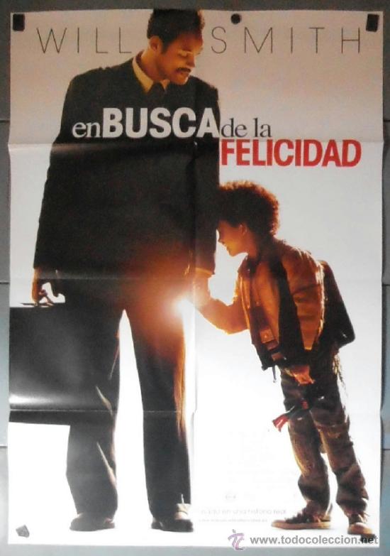 Cin&eacute;ma: EN BUSCA DE LA FELICIDAD, CARTEL DE CINE ORIGINAL 70x100 APROX (11612)