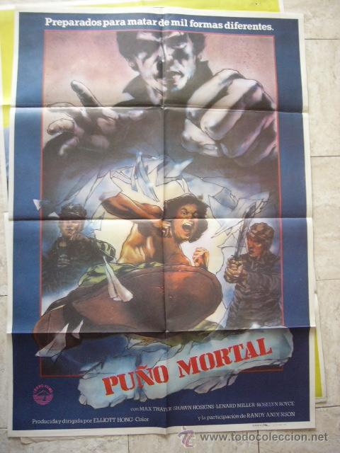 Kino: CARTEL DE CINE. PU&Ntilde;O MORTAL