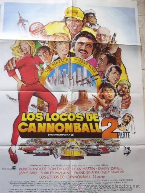 Cin&eacute;ma: CARTEL DE CINE- MOVIE POSTER LOS LOCOS DE CANNONBALL 2. 70X100 CM.