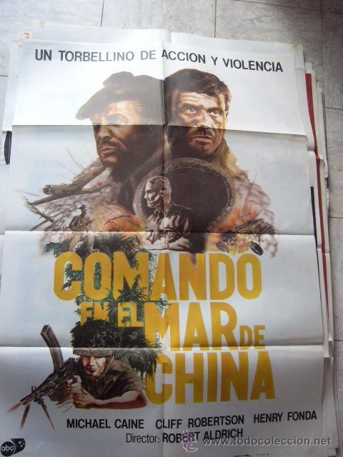 Cine: CARTEL DE CINE- MOVIE POSTER. COMANDO EN EL MAR DE CHINA