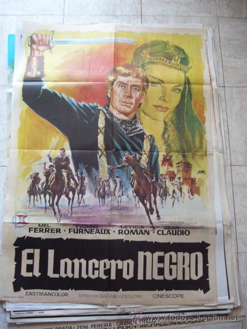 Cinema: CARTEL DE CINE- MOVIE POSTER. EL LANCERO NEGRO