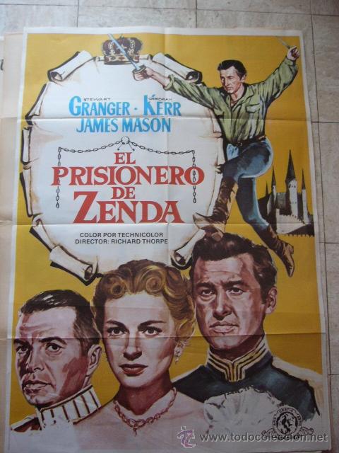 Cin&eacute;ma: CARTEL DE CINE- MOVIE POSTER. PRISIONERO DE ZENDA