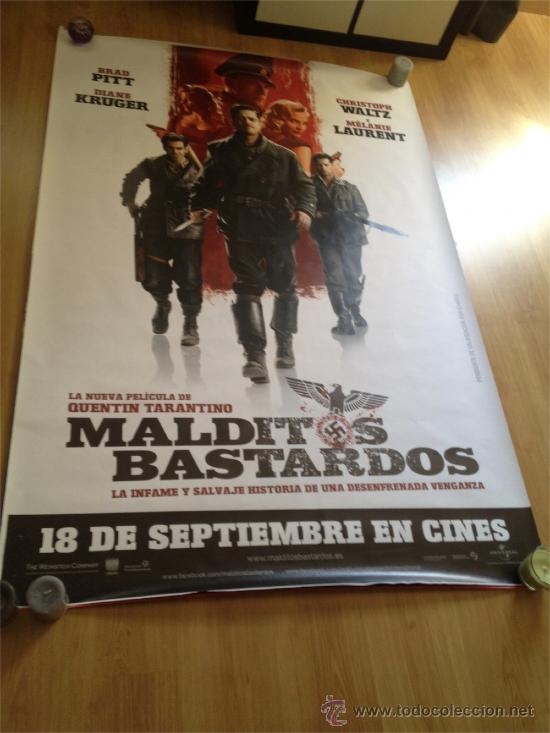 Cin&eacute;ma: Poster marquesina de MALDITOS BASTARDOS