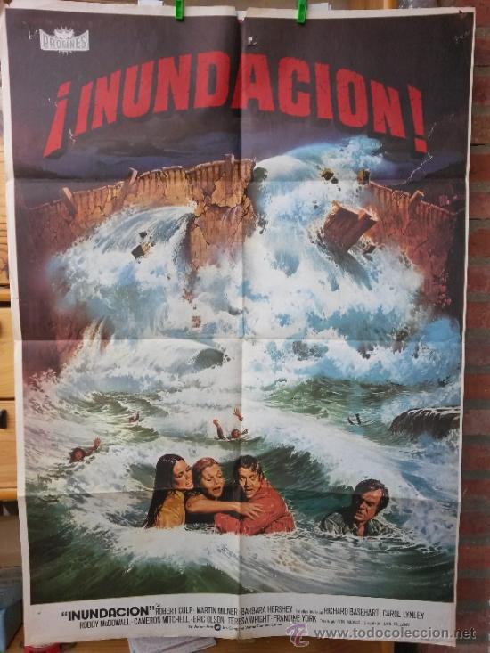 Cin&eacute;ma: Poster 70 x 100 cms de Inundacion de 1978
