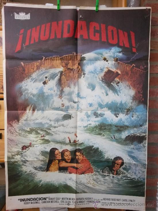 Cin&eacute;ma: Poster 70 x 100 cms de Inundacion de 1978