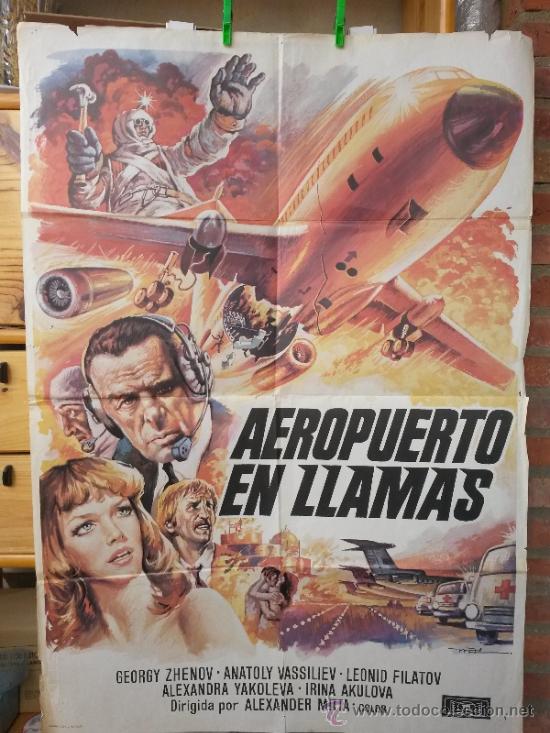 Cinema: Poster 70 x 100 cms de Aeropuerto en llamas, de 1981