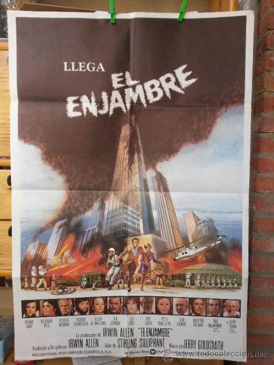 Cinema: Poster 70 x 100 cms de El Enjambre de 1978