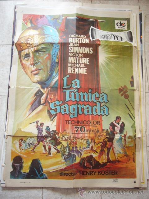 Cinema: CARTEL DE CINE- MOVIE POSTER. LA TUNICA SAGRADA