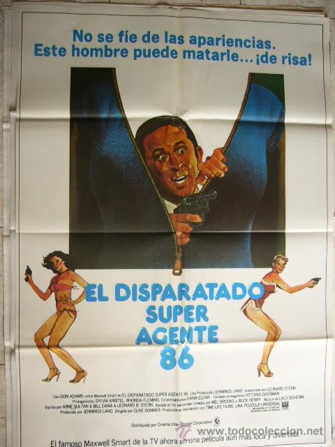 Cine: CARTEL DE CINE - MOVIE POSTER. EL DISPARATADO AGENTE 86