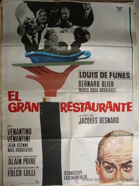 Cin&eacute;ma: CARTEL DE CINE - MOVIE POSTER.  EL GRAN RESTAURANTE
