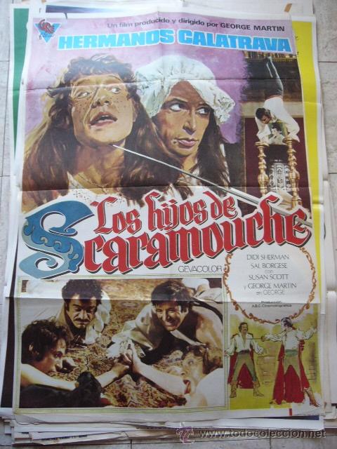 Cinema: CARTEL DE CINE- MOVIE POSTER. LOS HIJOS DE SCARAMOUCHE