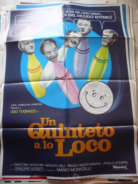 Cin&eacute;ma: CARTEL DE CINE- MOVIE POSTER. UN QUINTETO A LO LOCO