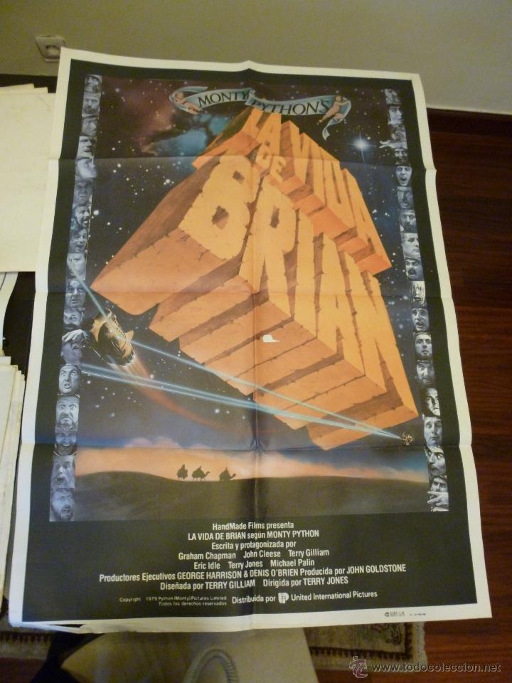 Cine: CARTEL LA VIDA DE BRIAN.   MONTY PYTHON  1988 - Foto 1